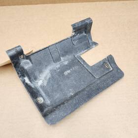 362974 General Motors 76-77 C3 Corvette Right Floor Seat Belt Retractor Cover Passenger Side Good Oem