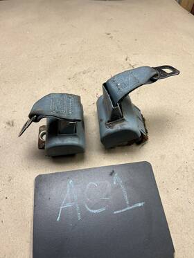 General Motors Gm Chevrolet Pontiac Buick Oldsmobi I-200 1979 1980 1981 Std Seat Belt Buckle Blue Camaro Firebird Retractors Rear Pair