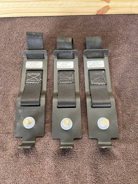 15765065 Gm #15765065 1999-2006 Chevrolet Gmc Set Of 3 Rear Seat Belt Child Restraint