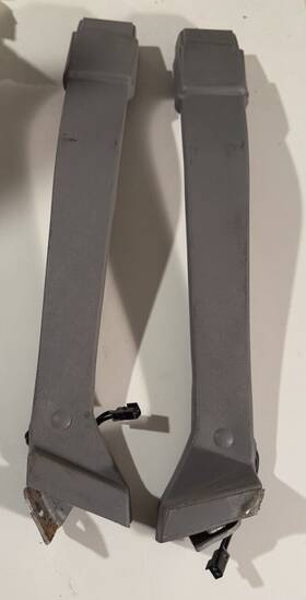 21273a Gm 21272 88-98 Obs Chevy / Gmc Gray Bucket Seat Belt Buckles Pair