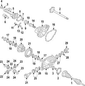 22934983 Gm Genuine Front Differential Bearing Adjuster