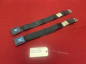 40-c69 Gm 1969-70 Original Oldsmobile Chevy Pontiac Buick Black Seatbelt Buckles