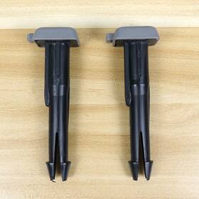 4036t Gm 1995-1999 Chevy Gmc Tahoe Yukon 2nd Row Headrest Retainers Pair Gray Oem