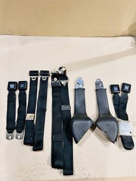 7336 Gm 1968-1973 X Body Seat Belts Nova Omega Ventura Apollo Oem Original Black