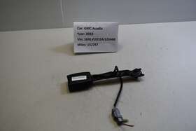 6167966 Gmc 10 11 12 Acadia Right Front Seat Belt Buckle Black Oem And Sana
