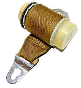 12e71 Hamill Gm Chevrolet Seat Belt Model C24 Brown Length 53 3/4 Inch Oem Part