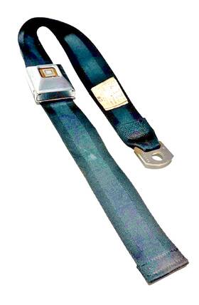 22e76 Hamill Gm Chevy Seat Belt Receiver 1967 Black Model C10 31 Inch Length Oem