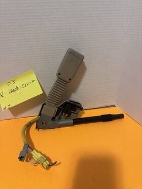 04813-s5a-a02zb Honda 01-05 Civic 2/4dr Right Front Seat Belt Buckle Seatbelt Lock Beige Used Oem