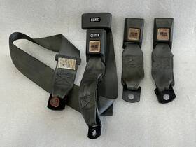 212.ho1b84 Honda 1984 1985 Civic Sedan Rear Seat Lap Belt And Buckles