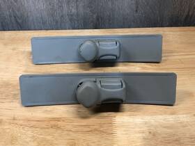 5301279591 Honda 03-08 Pilot Front Left Right Gray Shoulder Seat Belt Adjuster Pair Rl11
