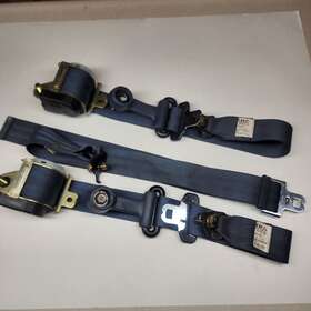 828a0-sh1-a32zc Honda Civic 90-91 3x Rear Seat Belt Assembly Oem Blue/grey Fast Shipping