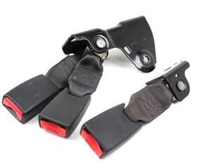 89027196 Hummer 2006 - 2010 H3 Rear Seat Belt With Buckle 3 Pcs