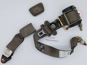 89830-26500t1 Hyundai 89830-26500ti 2004 Santa Fe Driver Rear Seat Belt Retractor Buckle Tan