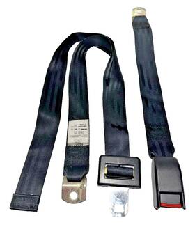 12547210 Indiana Mills Gm Chevy Seat Belt Set Black Model F10382 Date Nov 93
