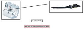 212.in1m20 Infiniti Right Rear Seat Belt Oem 2020 Q50