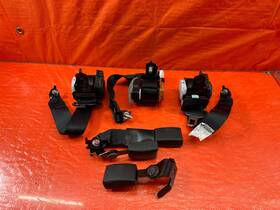 88844-4hb0b Infiniti 14-17 Q50 Rear Seat Belt Set Left And Right Belts - Black Oem #215