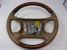 Hna9181aasdc Jaguar Xj6 1995 To 1997 Steerig Wheel 1/2 Wood Sable