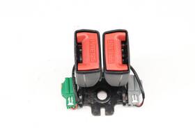 Jaguar J9c3613k21ab 2018 - 2020 E-pace Rear Right And Center Side Seat Belt Seatbelt Buckle Oem