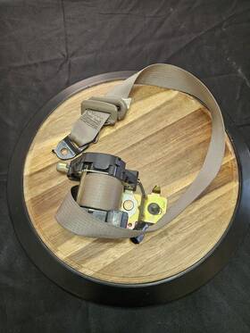 Jaguar Xr814886aek 00-01 X200 S-type Front Right Passenger Seat Belt Retractor Assembly Tan