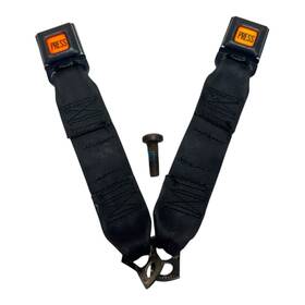 301081 Jeep 92-95 Wrangler Yj Rear Oem Female Seat Belt Ends Pair Buckle With Bolt