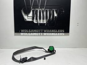 5ev71taz Jeep Driver Left Outer Front Retractor Seat Belt With Bolts 97-02 Tj Wrangler Oem