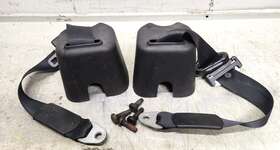 P5kk701x9aa Jeep 2003 - 2006 Wrangler Tj Rear Seat Belts Seatbelts With Bolts Oem Free Shipping