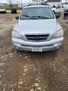 210-52619 Kia 03-06 Sorento Drivers Front Seat Belt Retractor Gray