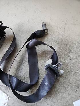 Kia C9487hl07 2008 Optima Passenger Right Seat Belt Front Retractor Black