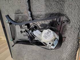 Hp5z54611b08ac Lincoln Ft17-ft20 Mkz Front Seat Belt Passenger Retractor Black Oem