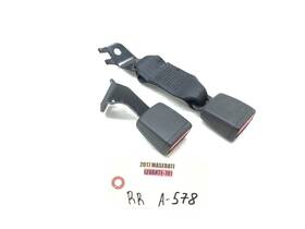 670062998 Maserati 2017-2020 Levante Right Passenger Rear Seat Belt Buckle Pair Oem