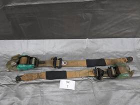 Nb38-57-630a-00 Mazda 1994-1997 Miata Oem Tan Seat Belt Reel Left Right Set Na 94-97 #7