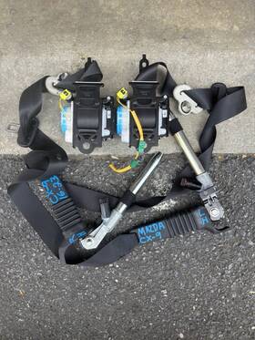 Tk-ah3-h987 Mazda Cx-9 Seat Belts Front Both Side 2016-2023-black Color Original Factory Tk-ah3-h987 Mazda Cx-9 Seat Belts Front Both Side 2016-2023-black Color Original Factory
