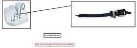 Mercedes-benz 212.mb1d17 Cla250 2017 Seat Belt Rear 12080312