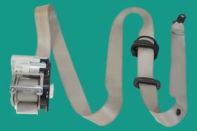 2518603186 Mercedes-benz 06-11 W164 Ml550 Front Driver Side Seat Belt Seatbelt Retractor Grey