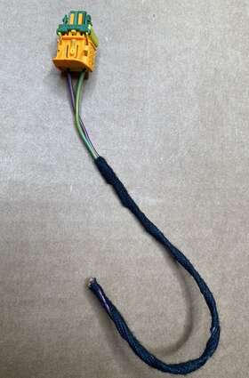 A0555450326 Mercedes Benz Seat Belt Roof Door Air Bag Wiring Harness Connector Plug Srs Oem
