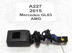 A1668600169 Mercedes-benz 12-19 Oem X166 Gl63 Amg Front Left Driver Side Seat Belt Buckle