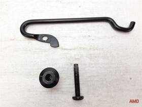 72116964642 Mini 2009 Cooper S Clubman R55 Front Right Seat Belt Retractor Slide Bracket Set