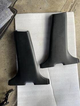 Evo-8 Mitsubishi Lancer Evolution 8 Seat Belt Covers Trims - Black 02-07 Lancers