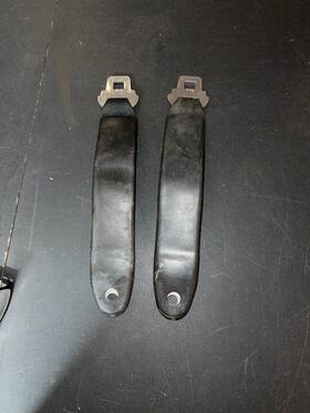 2999622 Mopar 1970 B Body Black Rear Outside Seat Belts Charger Gtx Super Bee 70 2999622 Mopar 1970 B Body Black Rear Outside Seat Belts Charger Gtx Super Bee 70
