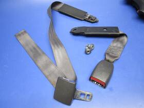 5ge467 Mopar 94 95 96 97 98 99 00 01 Dodge Ram Grey Center Lap Jump Seat Belt Oem 1994-2001