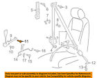 N91215401 Volkswagen Vw Oem Gti Front Seat Rear Bolt