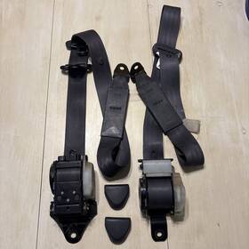 14244-a025 Nissan 94-97 Hardbody D21 Front Seatbelts Seat Belts Pair Lh And Rh Gray 14244-a025 Nissan 94-97 Hardbody D21 Front Seatbelts Seat Belts Pair Lh And Rh Gray