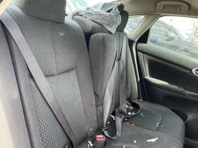 212.da1c13 Nissan Sentra 2013 Passenger Right Rear Seat Belt Dark Gray Second Row 821324