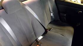212.da1h09 Nissan 2009 09 Versa Rear Center Passenger Seat Belt With Retractor Black 52192