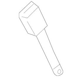 86843-6ld8a Nissan Genuine Buckle