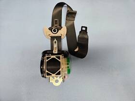 868856ta9a Nissan 86885 6ta9a 22 - 24 Pathfinder Front Left Seatbelt Retractor Black Oem