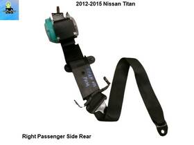 888449fk8b Nissan 12 To 15 Titan Crew Right Rear Seatbelt Seat Belt Retractor