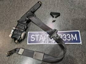 Nsb085sr07 Nsk Safety System 1998-2001 Subaru Impreza 2.5rs Passenger Side Front Seat Belt Black Gc8