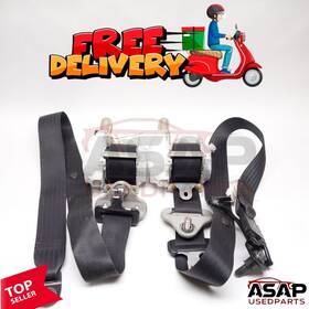7r1580-p Oem Front Left Driver And Right Passenger Seat Belt Black Scion Xb 2008-2015