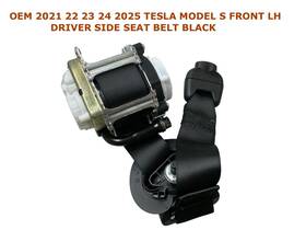1556500-91-c Oem Tesla Part 2021 22 23 24 2025 Model S Front Left Side Seat Belt Black